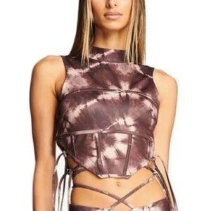 I.AM.GIA EVIE Tie Dye TOP, SZ SMALL